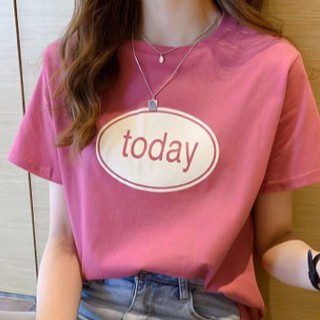 SUNDAY2020🎀 เสื้อยืด today 🌈 สาวหวานต้องโดน เสื้อโทนสีน่ารัก 🥰 เหมาะกับสาวหวานทุกคน🥰