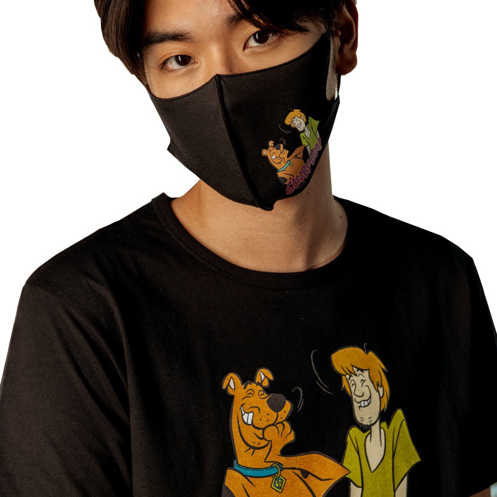 era-won เสื้อยืด T-SHIRT ลาย SCOOBY-DOO สี BLACK + MASK