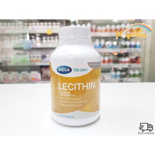 Mega Lecithin 1200มก 100เม็ด เมก้า วีแคร์ สกัดจากถั่วเหลือง เลซิติน