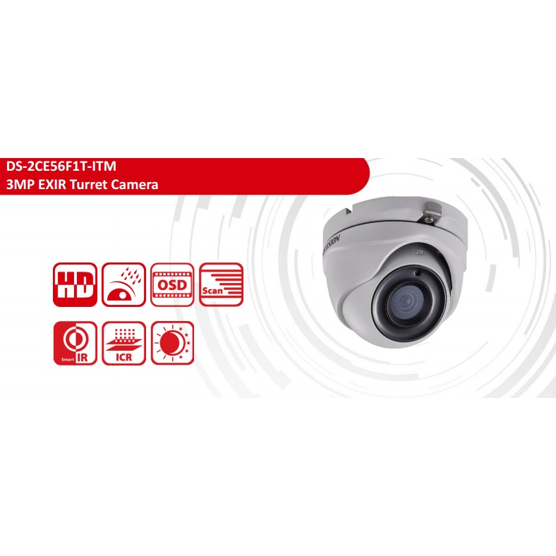 กล้องวงจรปิดระบบ HDTVI 3MP