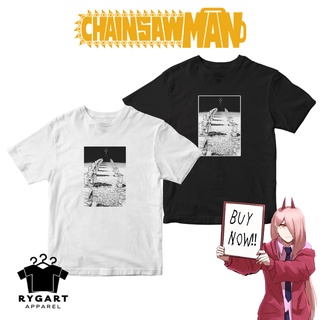 เสื้อยืด# CHAINSAW MAN ASTRONAUT PANEL MANGA SHIRT HIGH QUALITY PRINT