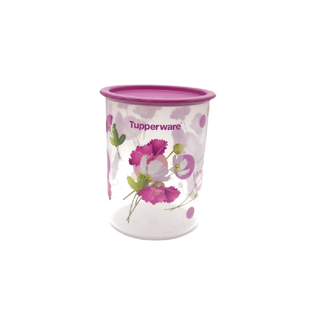 Tupperware Royale Bloom One Touch Canister Junior (1) 1.25 ลิตร