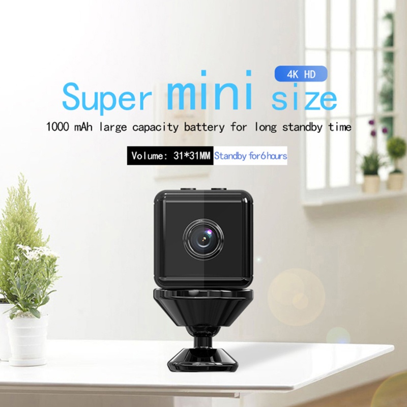 RR X6D Mini Monitor กล้อง 1080P เว็บแคมเฝ้าระวังพร้อมการตรวจจับการเคลื่อนไหว