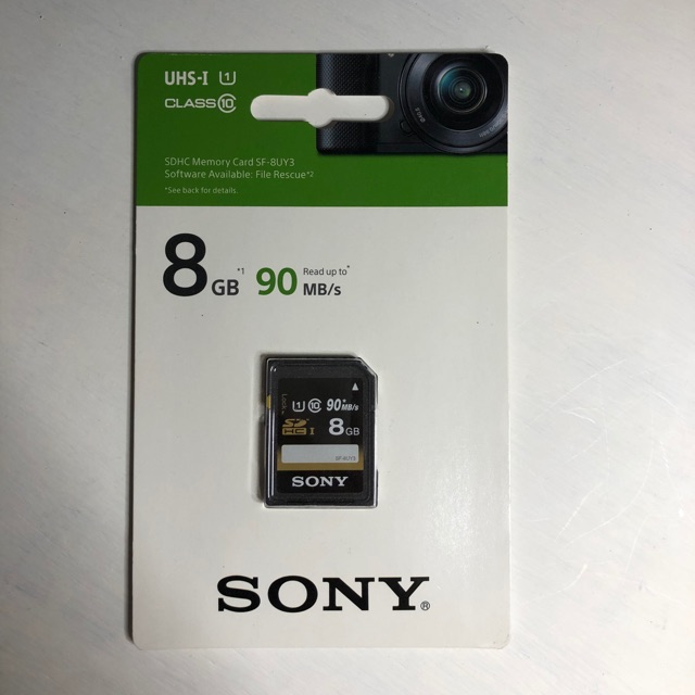 Wts❗️ การ์ดหน่วยความจํากล้อง Sony 8gb