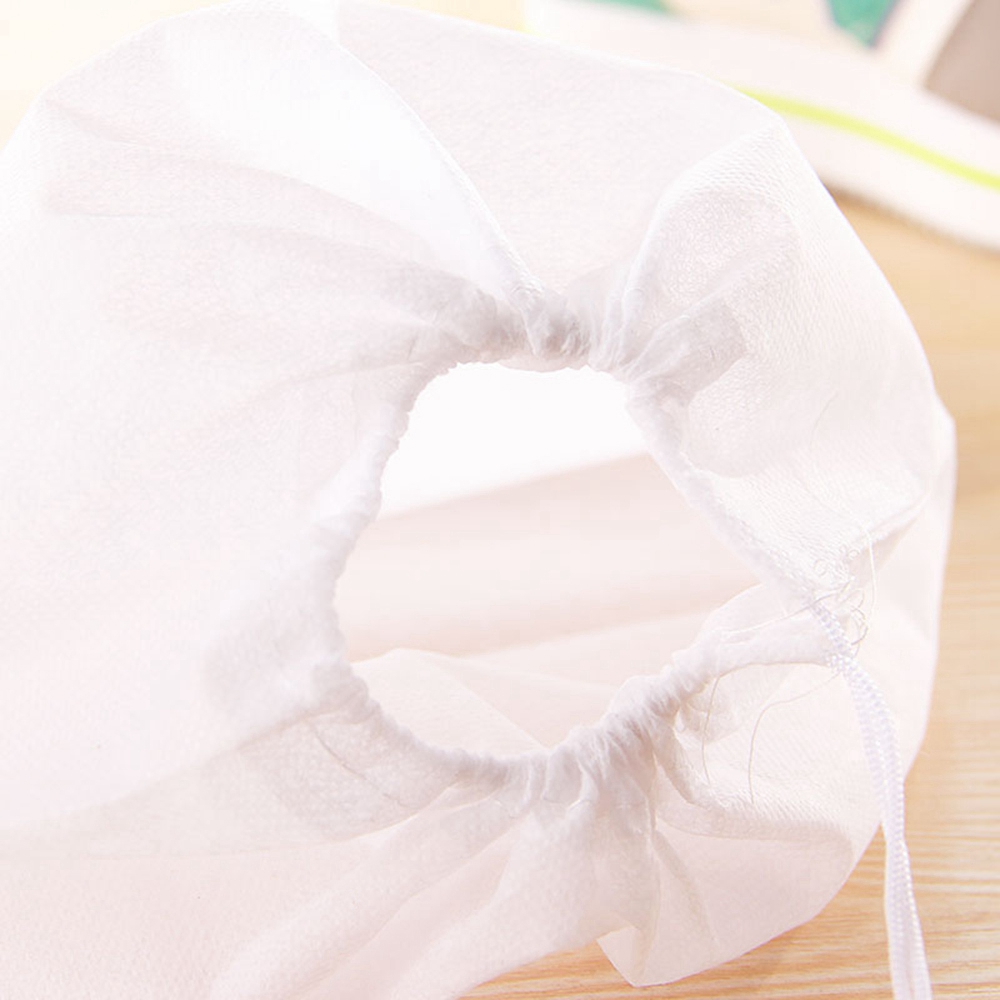 ( Portable Non - Woven ) กระเป๋าจัดเก็บรองเท้า ( สี่เหลี่ยมสีขาว )
