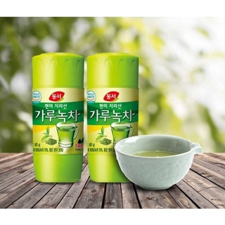 ผงชาเขียว, Green Tea Power, ชาเขียวเกาหลีแท้ขนาด 40g. ยี่ห้อ Dongseo