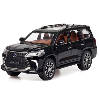 โมเดลรถยนต์จําลอง Lexus LX570 1 ถึง 24 TikTok Kuaishou Headline Live Broadcast จํานวน 1 ชิ้น