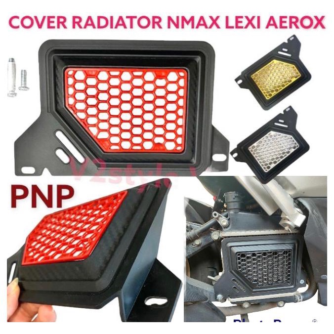 NMAX ใหม่ OLD AEROX 155 LEXI RADIATOR COVER คาร์บอน BEE RADIATOR COVER OCITO NMAX OLD ใหม่ BOSHING B