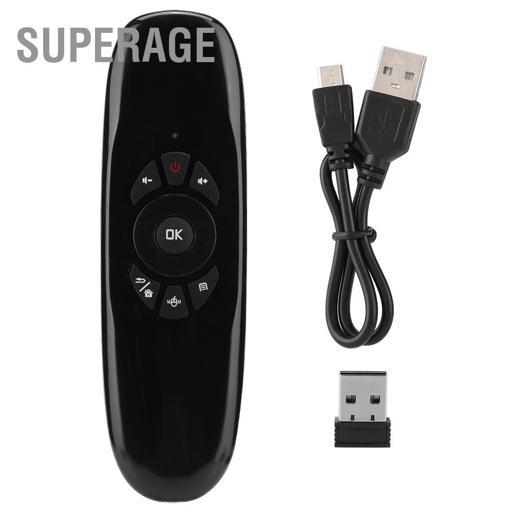 Superage C120 Usb 2.4G เมาส์คีย์บอร์ดไร้สายสําหรับ Windows/Mac Os/Android/Linux<br />
