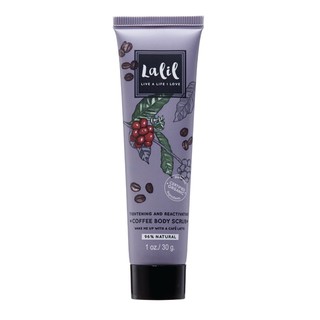 ลลิล LALIL Tightening &amp; Reactivating Coffee Body Scrub 30g (สครับขัดและมาส์กผิวกาย สูตรกระชับผิว)