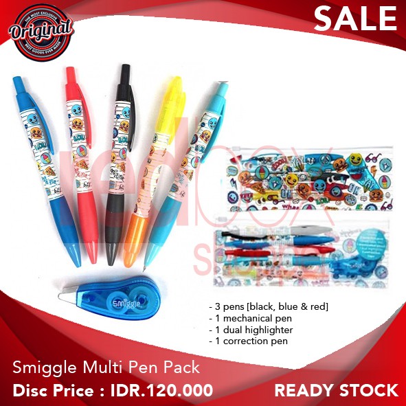 Smiggle Smiggle Multi Pen Pack