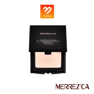 (ตลับดำ7g.) Merrezca Excellent Covering Skin Setting Pressed Powder SPF50 PA+++ แป้ง เอ็กเซลเลนท์ พาวเดอร์ แป้งพัฟ