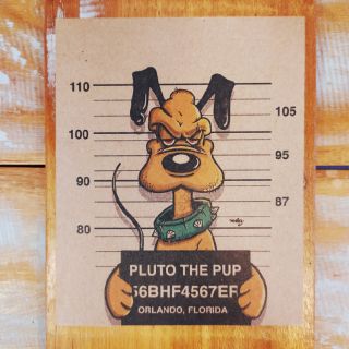 รูป รูปภาพนักโทษPluto รูปแนววินเทจ