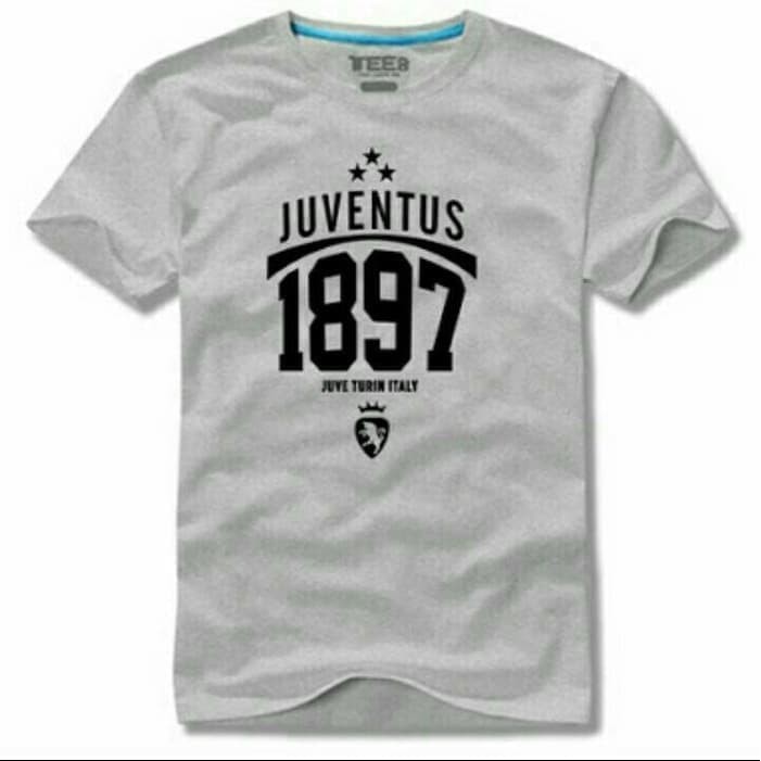 T674 Kaos Tshirt Kaos Combed 30S Distro Juve Juventus 1897 Turin