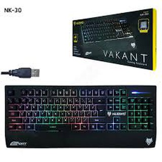 NUBWO VAKANT KEYBOARD GAMING LED SOUNG LIGHT รุ่น NK-30