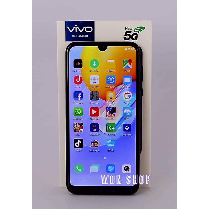 Vivo Y72 2021แรม8 รอม128GB จอหยดน้ำ 6.4นิ้ว มี3สีให้เลือก รองรับทุกซิม 3G/4G/5G Android11 ใช้แอพธนาค