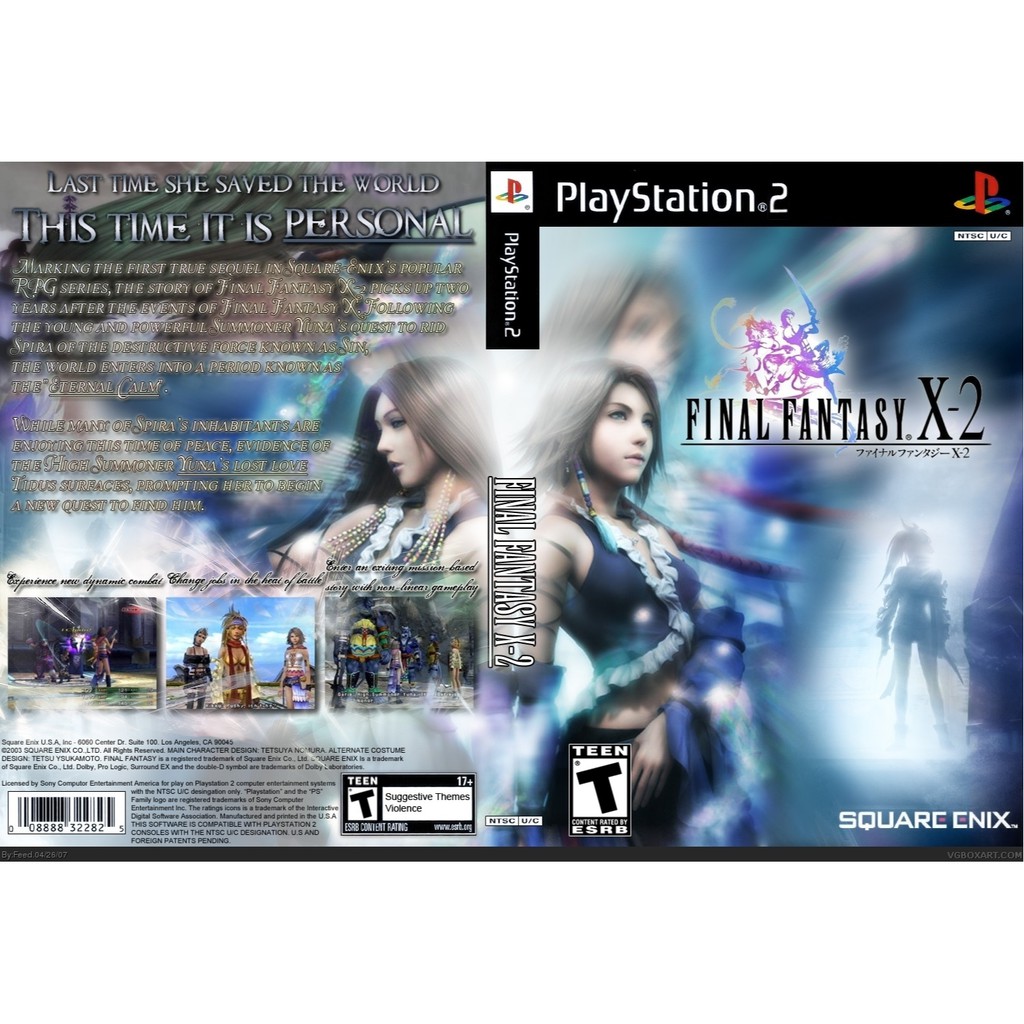 เกมส์ Final Fantasy X-2 (PS2) สำหรับเครื่องที่แปลงระบบแล้วเท่านั้น