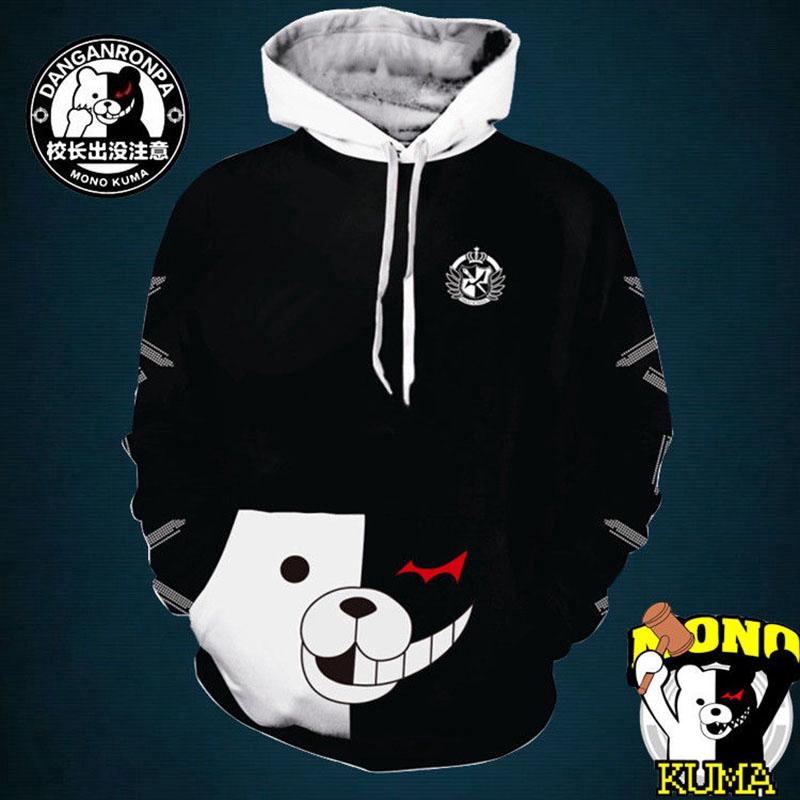 Danganronpa : Monokuma เสื้อกันหนาวมีฮู้ด