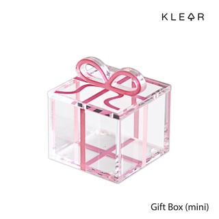 KlearObject Gift Box (mini)กล่องใส่ของขวัญ กล่องใส่เครื่องประดับ กล่องใส่ของชำร่วย กล่องอะคริลิคมีโบว์ กล่องโบว์ กล่องใส