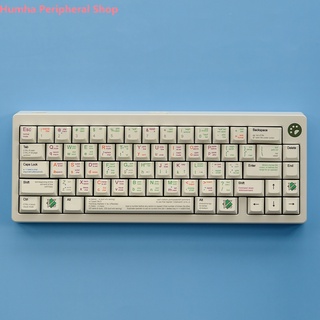 Humha VIM ปุ่มกดคีย์บอร์ด PBT ลายเชอร์รี่ สีย้อม