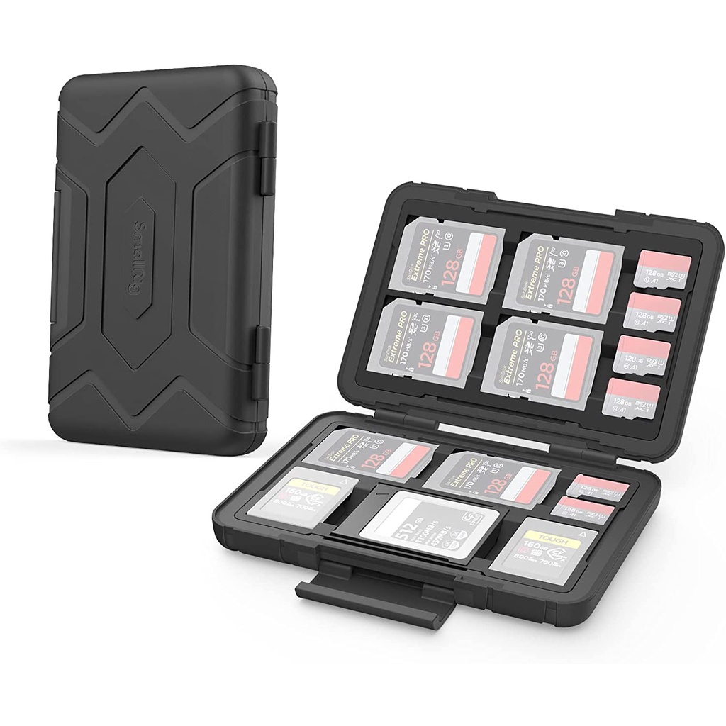 Smallrig เคสใส่การ์ดหน่วยความจํา SD 15 ช่อง กันน้ํา สําหรับการ์ด SD Micro SD CFexpress Type A CFexpress Type B Card XQD Card - 3192