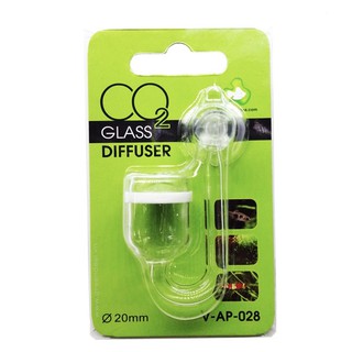 หัวดิฟแก้ว หัวปล่อย Co2 Diffuser V-AP-028 อุปกรณ์ไม้น้ำ