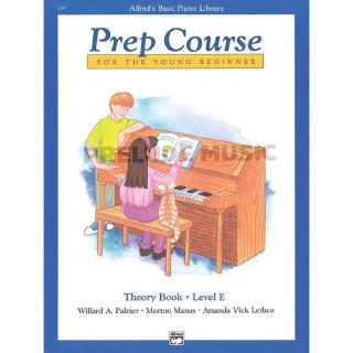 (โค้ดINCSM2Lลด70฿) Alfreds Basic Piano Prep Course : Theory book E 00-6297