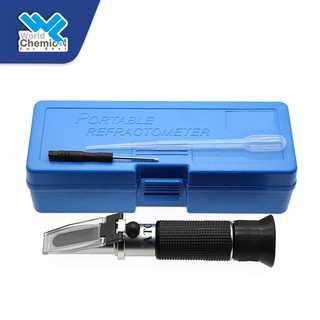 เครื่องวัดแอลกอฮอลล์ 0-80% ( Alcohol Refractometer ) วัดปริมาณแอลกอฮอล์