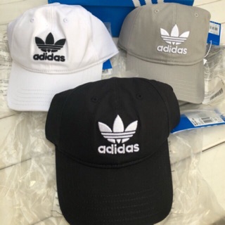 หมวก Adidas Originals ของแท้ 💯% พร้อมส่ง สีเทา