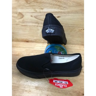 รองเท้าผ้าใบ Vans Slip-On Authentic สีดำ