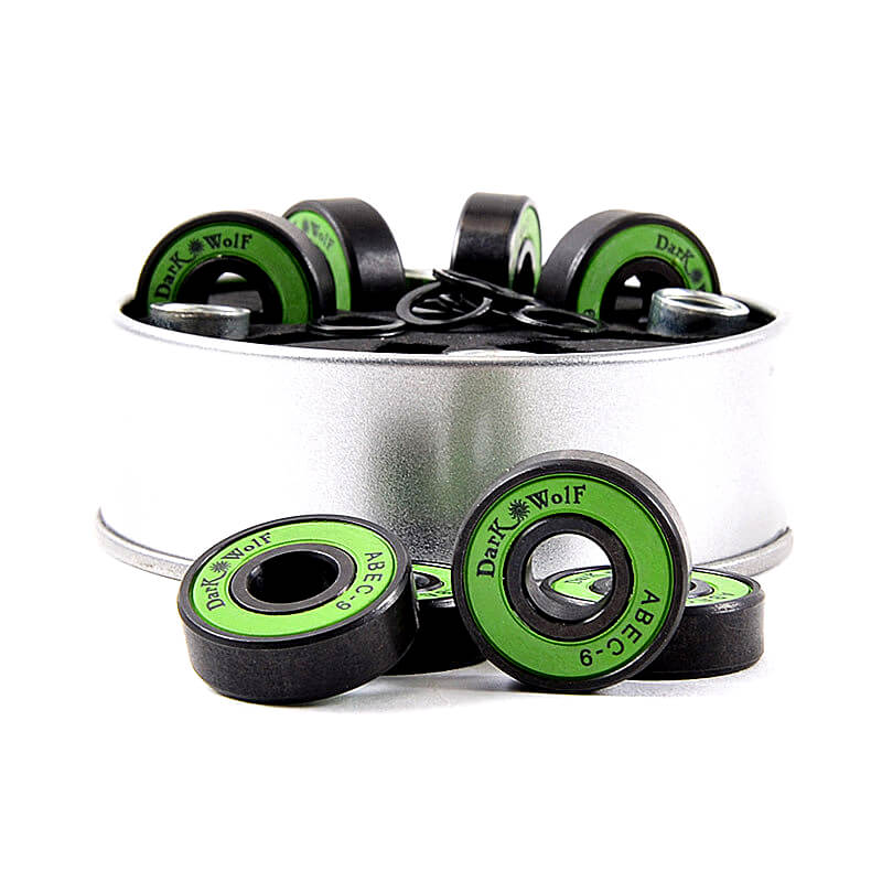 8pcs ABEC9 608 2RS Skateboard Bearing High Speed + 4pcs Bushing + 8pcs