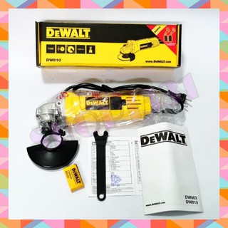 DEWALT เครื่องเจียร์สวิทซ์ท้าย 4 นิ้ว 710W รุ่นDW810