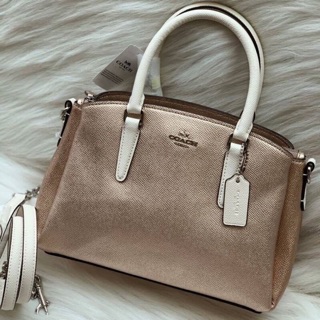 MINI SAGE CARRYALL IN COLORBLOCK (COACH F66911) CHALK MULTI/SILVER