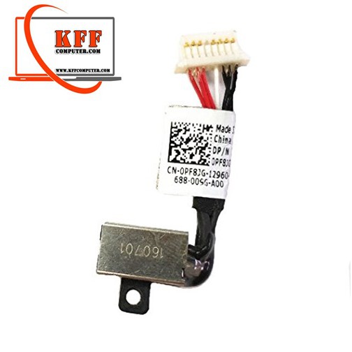สายแจ็คชาร์ท DC Power Jack Connector Socket Cable For Dell Inspiron 15 5568 7569 13 5368 13 5378 450