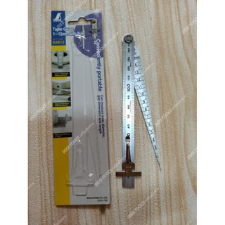 SHINWA Taper Gauge, with Straight Ruler เตเปอร์เกจ พร้อมไม้บรรทัดสแตนเลส รุ่น 62612