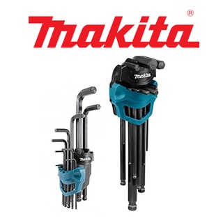 MAKITA B-65894 ชุดประแจหกเหลี่ยม ตัวแอล MAKITA 9 ตัวชุด B65894