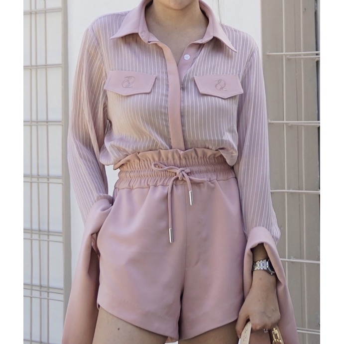 เสื้อ Twotwice Ruffle sleeve blouse Size S ของใหม่ค่า