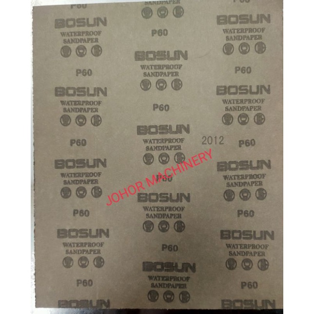 กระดาษทราย BOSUN WATER PROOF (P60 - P2000)