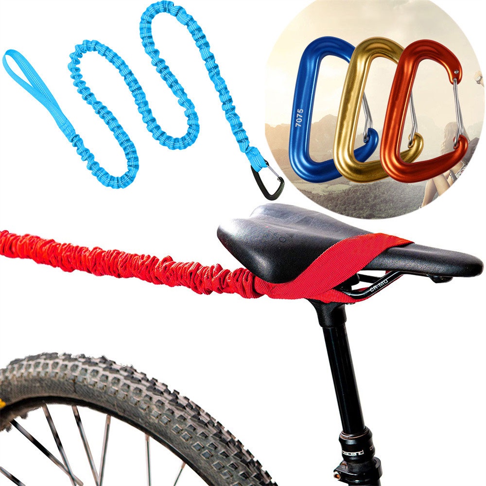 New MTB bicycle traction rope Outdoor bicycle parent-child pull rope ...