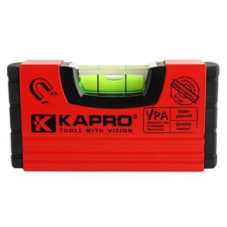 เครื่องมืออุปกรณ์ ระดับน้ำ KAPRO BOX 4 นิ้ว สีดำ-แดง ใช้งานง่าย