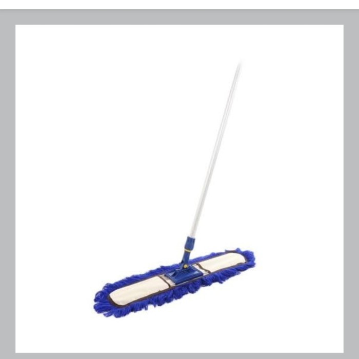 ขาย BLUE LOBBY DUSTER COMPLETE SET 60 ซม. ด้ามยาว LOBBY MOP BROOM เครื่องมือทําความสะอาด