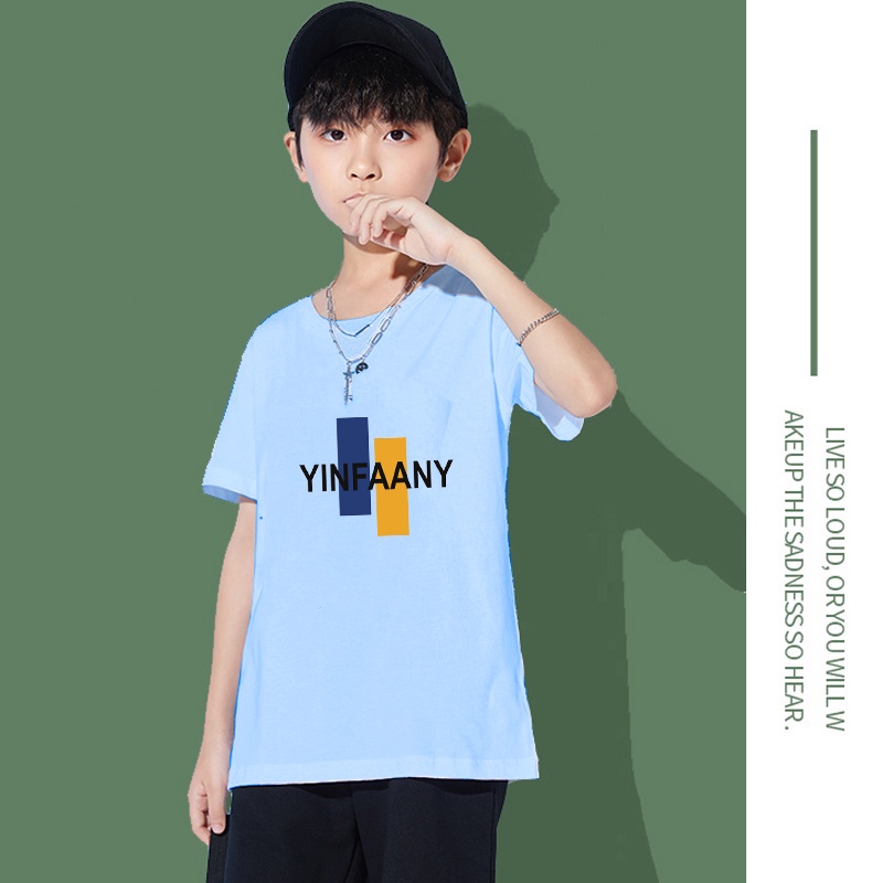 H45เสื้อืดเด็กแขนสั่งแฟชั่งลายสวยการ์ตูนน่ารัก ใส่ได้ทั้งเด็กชายและเด็กหญิง