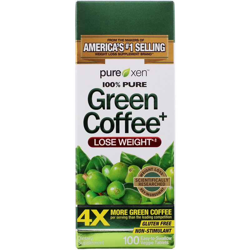 Purely Inspired, Green Coffee+, 100 Veggie Tablets