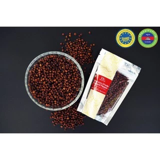 พริกไทยกำปอตแดง (Red Kampot Pepper) 100 กรัม กำปอตแท้ พริกไทยกัมปอต พริกไทยเขมร