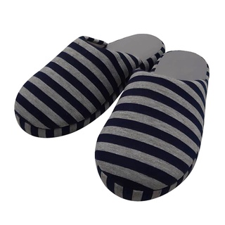 🔥แนะนำ!! KASSA HOME รองเท้า Slipper Stripe รุ่น EMBOSS NP190302-1A (#41) ขนาด 22 x 7.5 x 27 ซม. สีน้ำเงิน 🚚พิเศษ!!✅