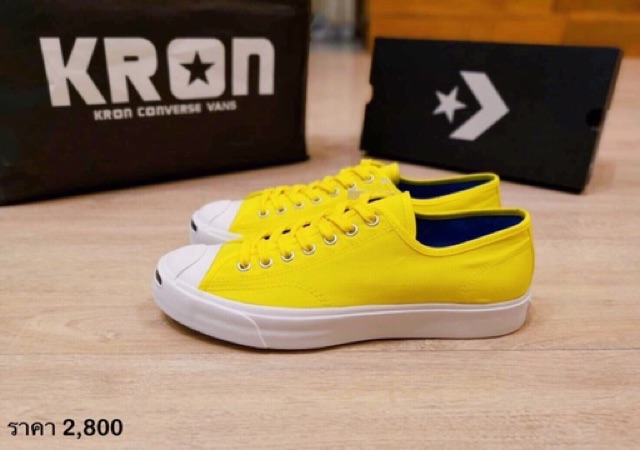 CONVERSE JACK PURCELL PLAY BOLD OX YELLOW CHINE