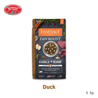 [MANOON] INSTINCT Raw Boost Cat Duck 4.5lb (2kg) สูตรเนื้อเป็ด