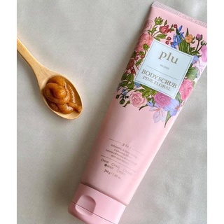 PLU Body Scrub Pink Floral สครับสูตรใหม่