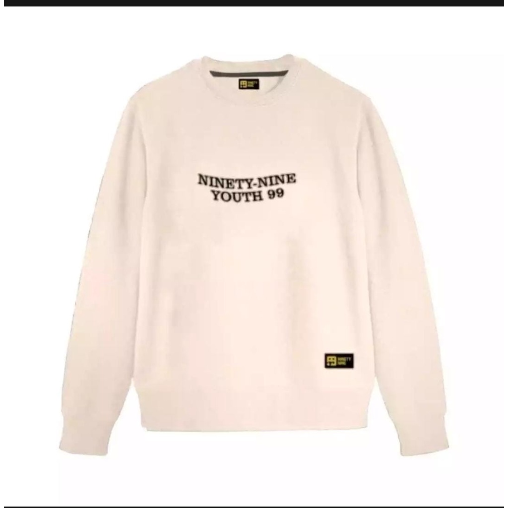 NINETY NINE Premium เสื้อสเวตเตอร์คอกลมผู้ใหญ่