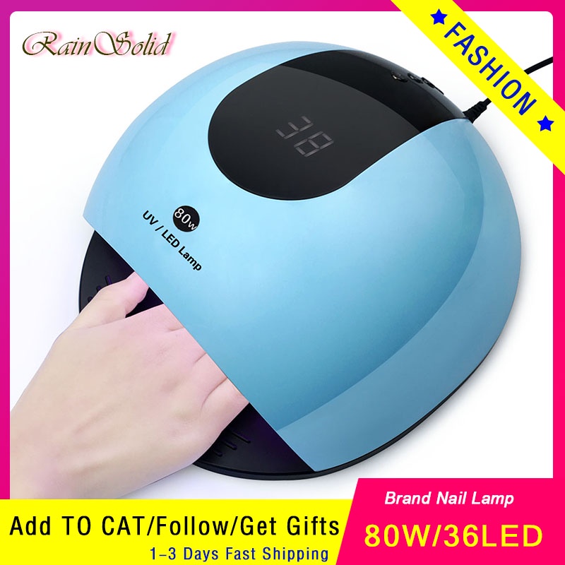 SUN B3 Professional LED UV Lamp 72W Nail Dryer Polish Gel Dual Light ...